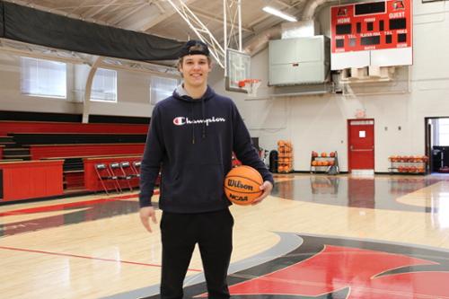 Diabetic player on the basketball court